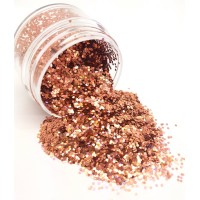 Chunky Glitter Peach (Peach)